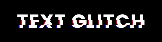 CSS Animation Text Glitch Effect