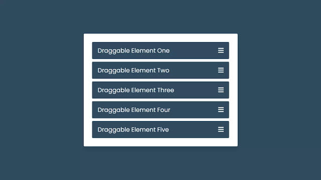 Drag & Drop List or Draggable List using HTML CSS & JavaScript