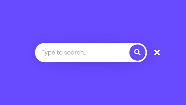 Animated Search Box using HTML CSS & JavaScript Elastic Animation on Search Bar