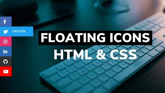 Fixed Social Media Sidebar Widget using HTML & CSS