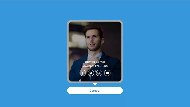 Profile Card Design using HTML & CSS