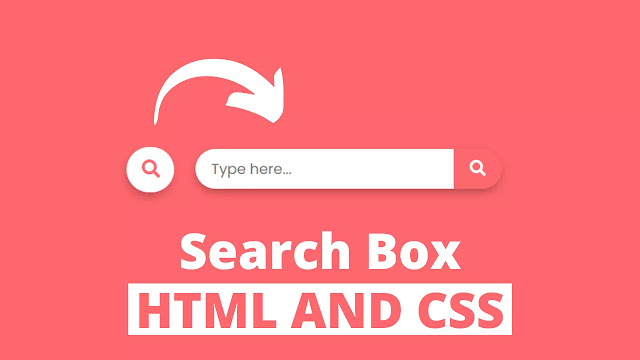 Search Box Design Using HTML CSS