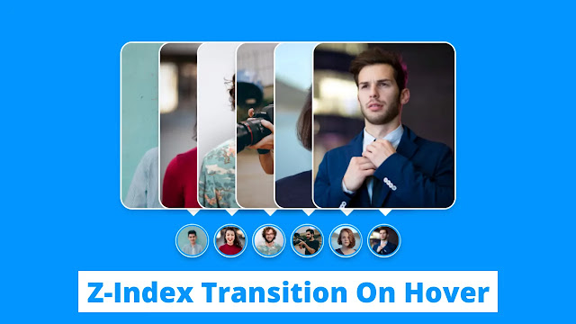 Z-Index Transition on Image using CSS