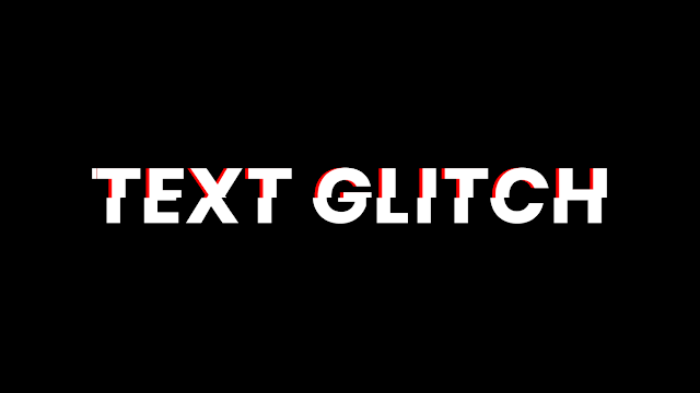 Text Glitch Effect in HTML and CSS